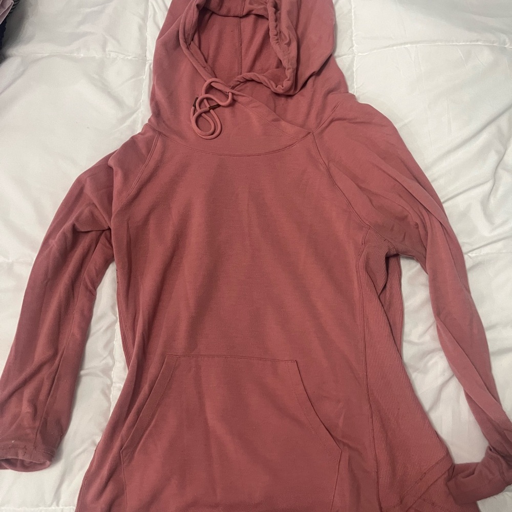 Women's Pink Hoodie Top